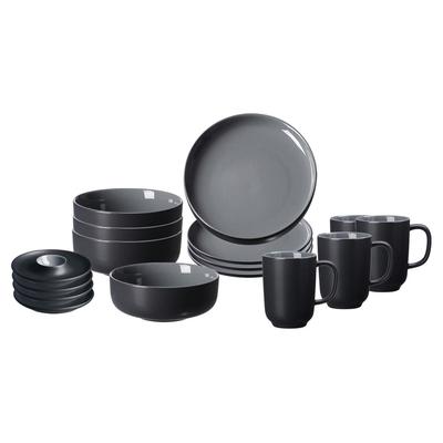Ritzenhoff & Breker Jasper Frühstücksset 16er Set Schwarz Image