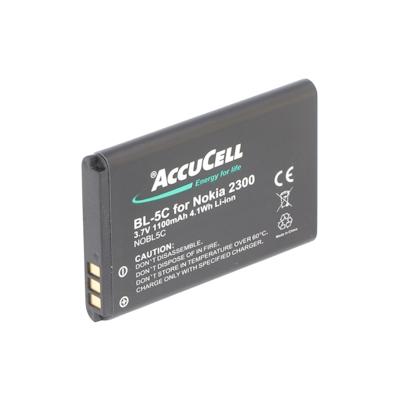 AccuCell Akku passend für Nokia 1101, BL-5C, 1100mAh Image