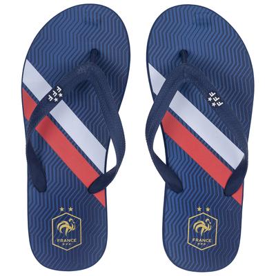 France Stripe Flip Flops – Marineblau – Unisex Image