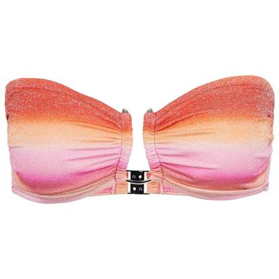 Seafolly - Women's Spectrum Trim Front Bandeau - Bikini-Top Gr 36 rosa Image