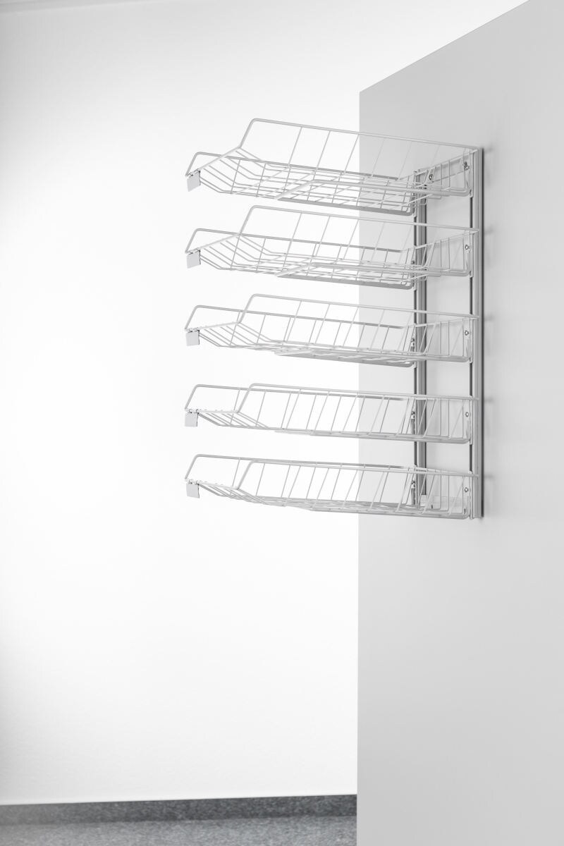 GRIESHABER Wandsortieranlage Sorter 1005 5 Körbe lichtgrau Image