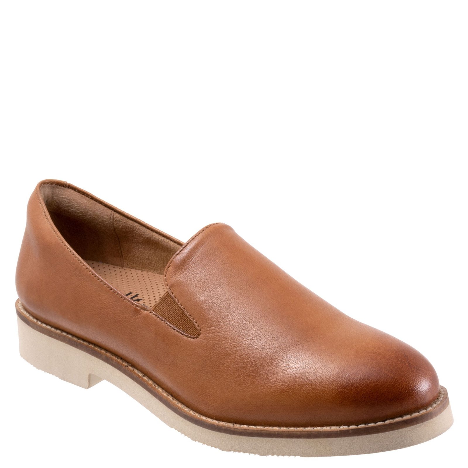Softwalk Whistle II - Womens 8.5 Brown Slip On W
