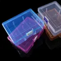 1 pz scatole di immagazzinaggio in plastica trasparente per accessori hardware di gioielli piccoli oggetti per gioielli fai da te perline artigianato contenitore scatola