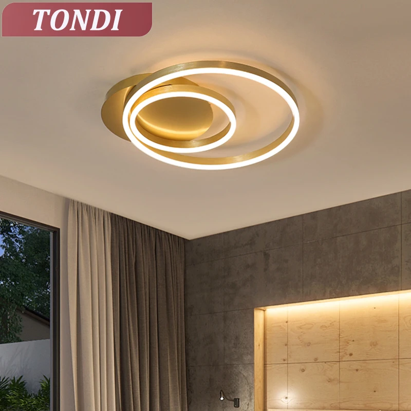 Moderne nordische LED golds ch warze Decken leuchte für Wohnzimmer Esszimmer Schlafzimmer Küche Decken beleuchtung Home Leuchten