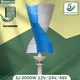 Generatore di turbina verticale eolica da 3000W alternativa a energia libera mulino a vento 24V 48V Controller ibrido MPPT per sistema di uso domestico