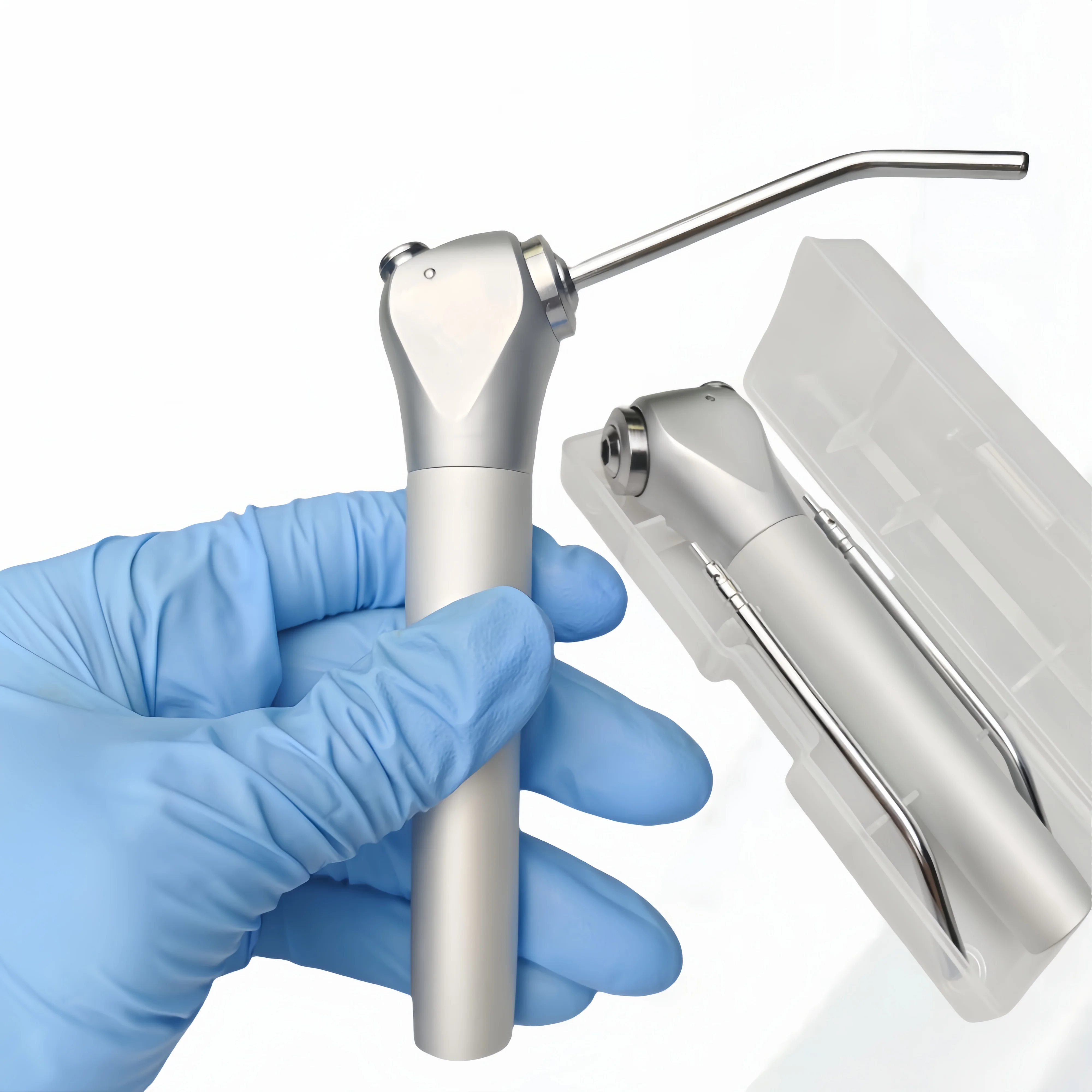 Dental Triple Way Spritze Handstück Luft Wasser Spray mit 2 Düsen Tipps Rohre Für Air Triple Spritze Zähne Reinigung Werkzeug Image