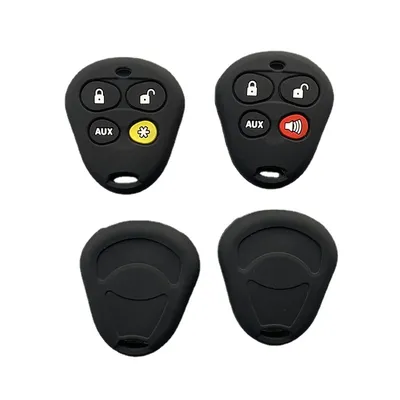 Silicone Car Key Case Cover for Dodge Viper EZSDEI474V 4 Buttons Key Remote Car Accessories Auto Anti-theft Device