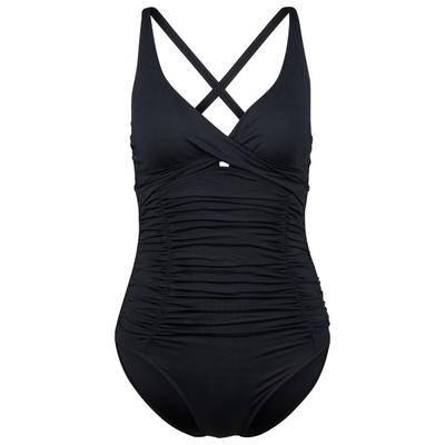 Seafolly - Women's Collective MF Gathered Wrapfront Onepiece - Badeanzug Gr 16 schwarz Image