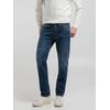 Straight-Jeans REPLAY "GROVER", Herren, Gr. 31, Länge 32, blau (tiefblau), Denim/Jeans, Obermaterial: 100% Baumwolle, casual, straight fit, Jeans, in vielen verschiedenen Waschungen, mit Stretch