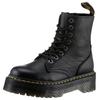 Schnürboots DR. MARTENS "Jadon", Damen, Gr. 36, schwarz, Leder, modisch, Schuhe, Festival, Plateauboots, Stiefelette mit typischer Ziernaht