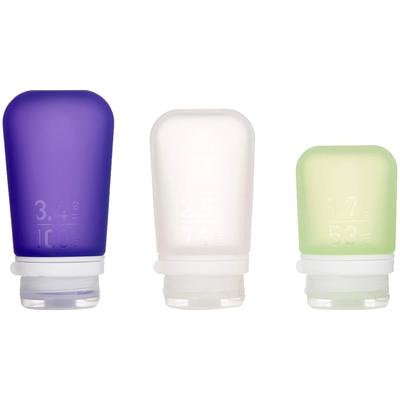 Humangear GoToob+ Soft Silicone Travel Bottle 3-Pack