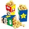 Super Mario Bros Scatola per popcorn Anime Contenitore per popcorn Decorazione per feste per bambini Buon compleanno Natale Forniture per matrimoni