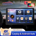 OBDPEAK 9 pollici 4K Carplay e Android Auto Car DVR WiFi Bluetooth AUX FM Dash Cam navigazione GPS 24h Park Monitor videoregistratore