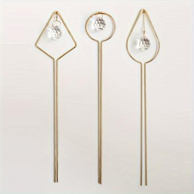 TEMU 3pcs Prism Planting Stakes Flower Pot Decoration, Plant Decoration, Garden Decoration, Home Decoration, Flower Planters For Outside