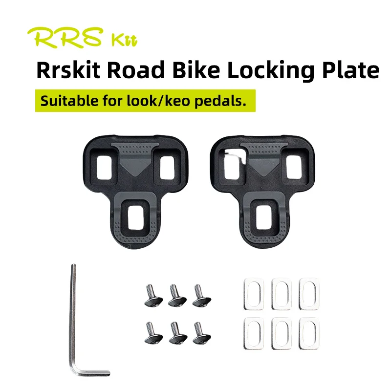 Rrskit Fahrrad Pedal Stollen Rennrad Selbstsichernde Platte Für K-E-O Ultraleicht Radfahren Pedal Schuhe Stollen Schwimm Für Wellgo RC7