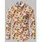 Camicia da uomo camicia con risvolto camicia da uomo con stampa 3D gentiluomo rosa camicia casual