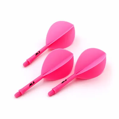 Cuesoul integrierte Darts chaft und Flüge Birne-Teardrop-Shape-33mm Image