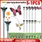 Papillon de jardin solaire, papillon volant, phtalflottant, colibri, jardin, cour, décoration