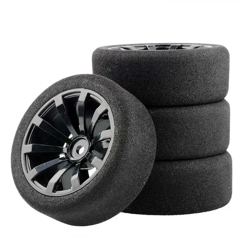 Für HSP HPI 1/10 On-road RC Auto 12mm Hex RC Racing Autos Zubehör 4Pcs Set Racing schaum Reifen Felge Set