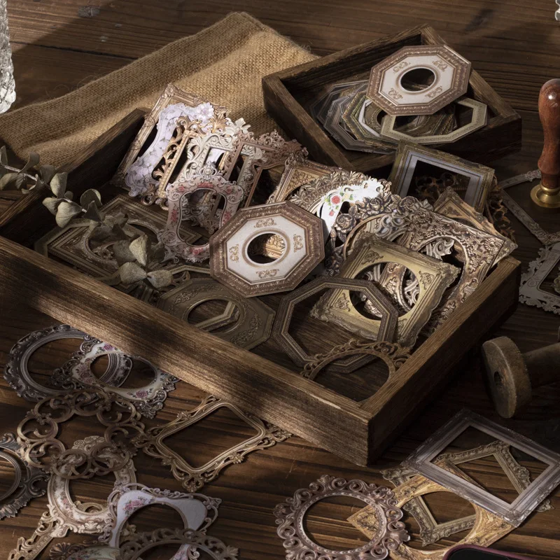 20 Stück Vintage INS aushöhlen Material Papier dekorative Tagebuch Album Scrapbooking Collage Material Junk Journal liefert Image