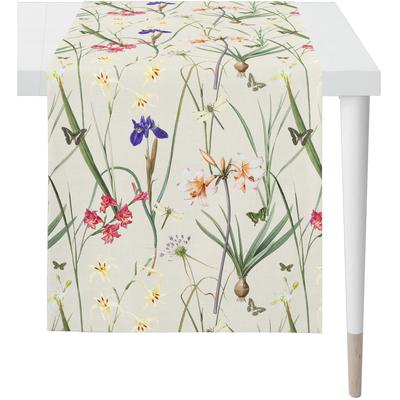 Tischläufer APELT "6720", beige (natur), B:140cm L:48cm, Baumwolle, Polyester, Tischdecken Image