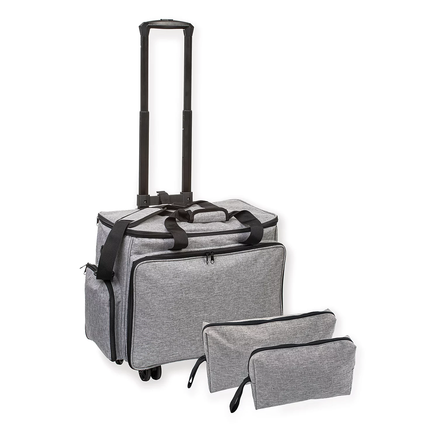 buttinette Trolley pour machine à coudre, gris, 44 x 22 x 35 cm