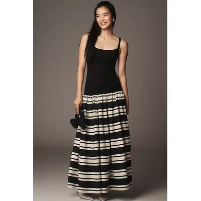 Delfi Collective Zona Sleeveless Square-Neck Maxi Dress