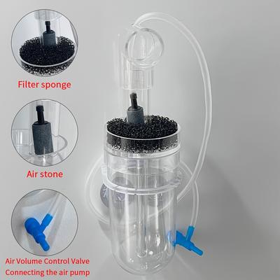 TEMU 1pc Aquarium Cichlids Fish Egg Incubator, 60mm Tumbler Fish , Mouth-brooding, Uncharged, Without Battery - Pump Not Included Image