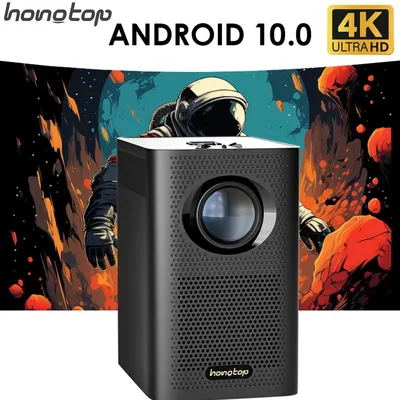 HONGTOP Global Version S30MAX Mini 4K Projector LED BT WIFI Full HD 1080P Projector Keystone Correction Portable Projector