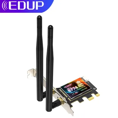 EDUP High-Performance Esports PCIE Wireless Card WIFI 7 Bluetooth 2-in-1 8774M Bluetooth 5.4 WIFI