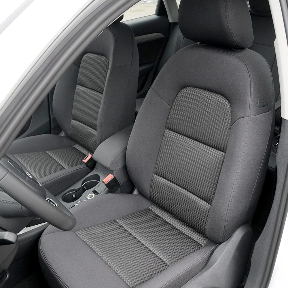 Per Audi Q3 8U 2012 2013 2014 2015 2016 2017 2018 Coprisedili per auto personalizzati in pelle nappa Set completo Accessori per protezione interna