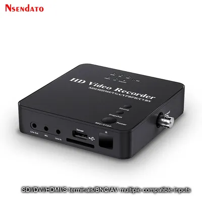 Full HD SDI FHD HDMI Video Capture Card Box Bild-in-Bild HDMI SDI Video Grabber Recorder MP4 für SD-Karte U Disk Storage 10 Image