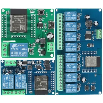 ESP32 1/2/8 Kanal Netzteil Modul DC 5-30/60V WIFI Bluetooth-kompatibel BLE Relais Modul ESP32-WROOM Image