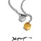 Yhpup 50 cm cadeau de saint valentin en acier inoxydable coeur amour pendentif chaîne collier or argent couleur charme mode bijoux cadeau
