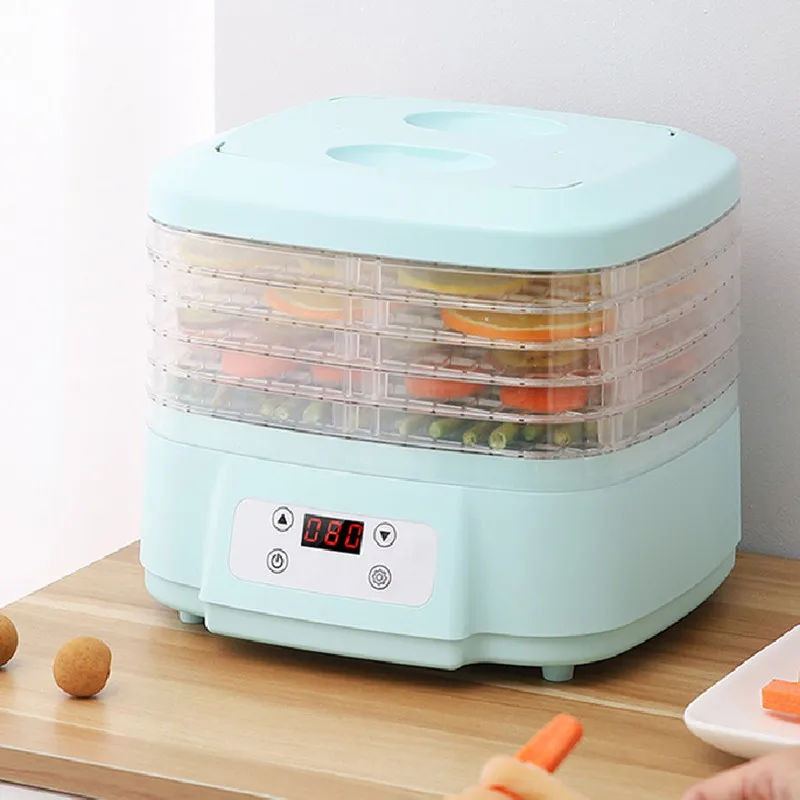 Trockenobstmaschine entfernt Obst und Gemüse, Haustiersnacks und Trockenfleisch, vollautomatische Lebensmittel, kleiner Haushaltstrockner Image