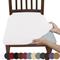 Stuhlsitzbezüge, weicher Stuhlbezug für Esszimmerstühle, Stretch, abnehmbare Stuhlbezüge für Esszimmer, Küche, Samtsitzbezüge für Esszimmer