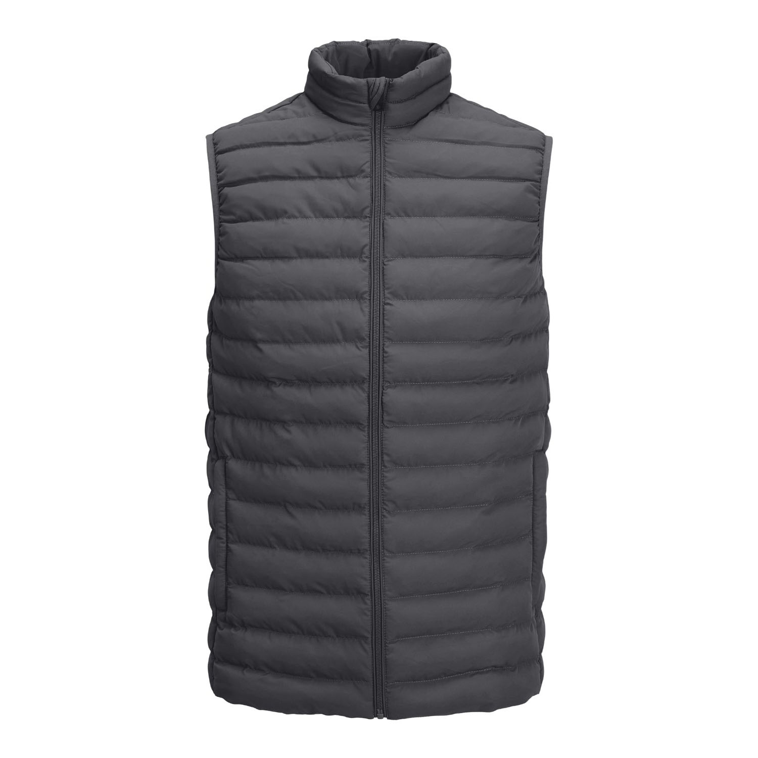 Herrenjacke der Marke Jack & Jones. Die Jacke ist aus hochwertigem Polyester gefertigt. Marke: Jack & JonesModellname: Recycle Bodywarmer Kategorie: Herren Outdoor-JackeMaterialien: PolyesterFarbe: grau