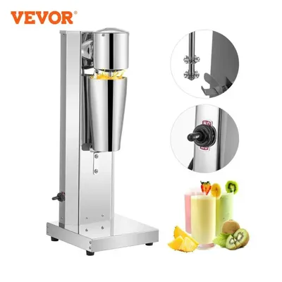 VEVOR Commercial Milkshake Machine 800ml Stainless Steel Electric Single Head Milk Bubble Tea