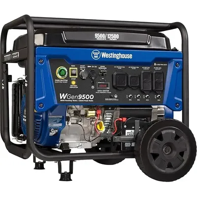 Outdoor Power Equipment 12500 Peak Watt Home Backup Portable Generator, Remote Electric Start with