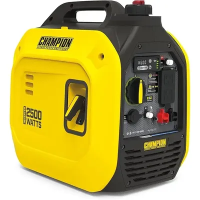 2500-Watt Ultralight Portable Inverter Generator with Quiet Technology and CO Shield