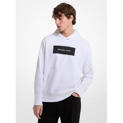 Michael Kors Logo Cotton Blend Hoodie White XL