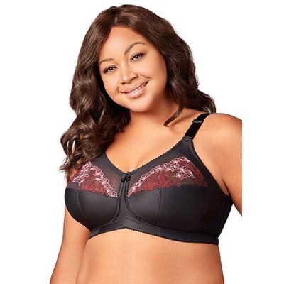 Plus Size Women's Star Curves Softcup Bra by Elila in Black (Size 36 DD)