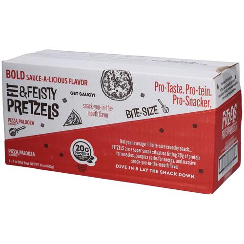 Lenny & Larrys Fitzels Protein Pretzels Pizza Palooza 8x85 g Beutel