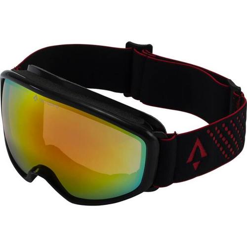 TECNOPRO Kinder Skibrille Ten-Seven Revo, Größe 2 in Schwarz/Rot/Multicolor