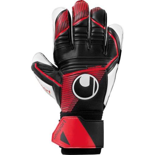 UHLSPORT Herren Handschuhe Powerline Soft Pro, Größe 5 in schwarz/rot/weiß