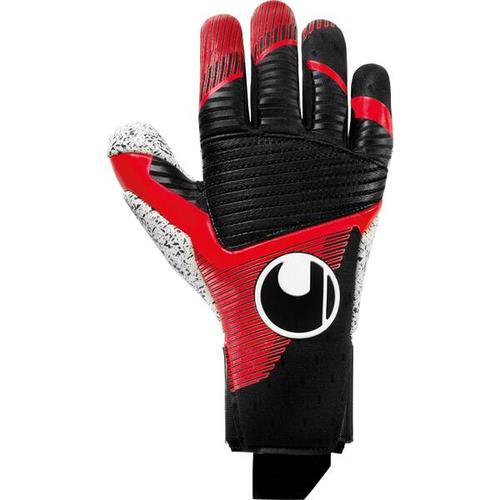 UHLSPORT Herren Handschuhe Powerline Supergrip+ Reflex, Größe 12 in schwarz/rot/weiß