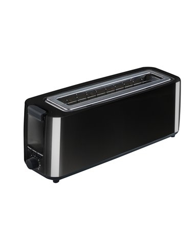 KUKEN Küken Toaster, 1 großer Schlitz, 900 W, Kunststoff, Schwarz Image