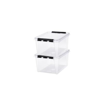 Satz von 4 - Aufbewahrungsbox 31L mit Deckel SmartStore - Lebensmittelsicher Image