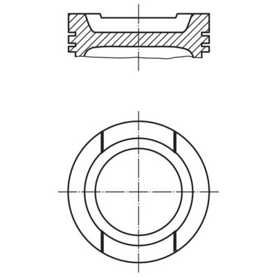 MAHLE Kolben für VW AUDI SKODA SEAT 033 20 02 Image