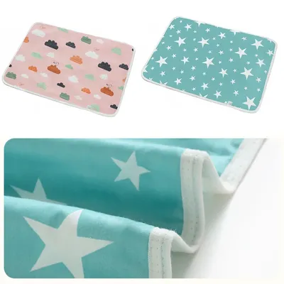 Pets Hamster Washable Absorbent Pee Pads for Rabbit Cage Guinea Pig Accessories Guinea Pig Cage Liners Small Bedding Mat 1Pc